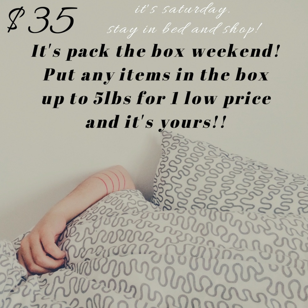 {Pack the Box Weekend}!!